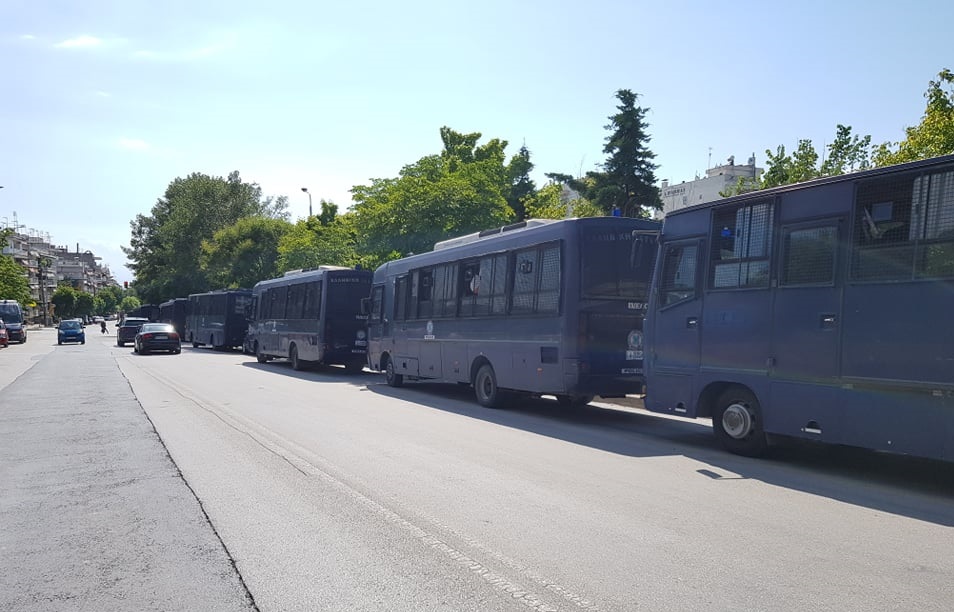 Τα μέτρα ασφαλείας στην Τούμπα (pics)