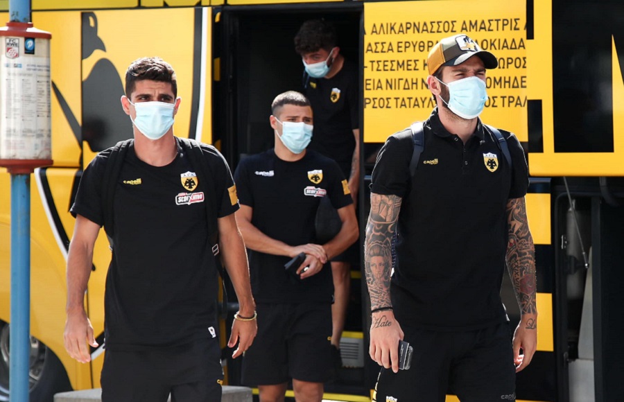 Το ταξίδι της ΑΕΚ στη Θεσσαλονίκη (vid)