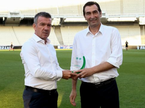 Παναθηναϊκός : Βραβεύτηκε η πρωταθλήτρια ομάδα βόλεϊ (pics)