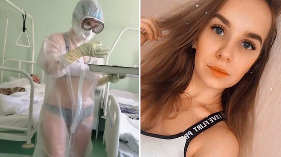 Η Ρωσίδα νοσηλεύτρια με τη διαφανή στολή, έγινε μοντέλο και εντυπωσιάζει (pics)