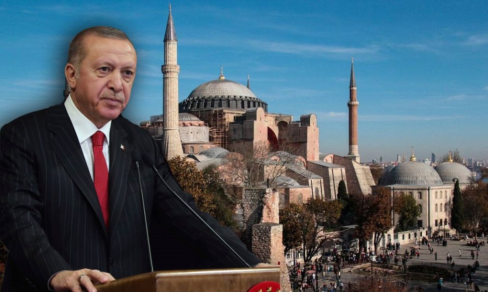Προκλητικά «πυρά» Ερντογάν προς πάσα κατεύθυνση για Αγία Σοφία: Κανείς δεν μπορεί να παρεμβαίνει