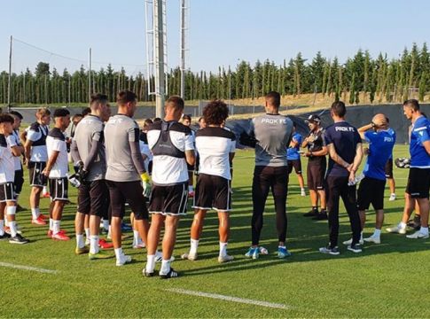 Πλάνα από την «πρώτη» του ΠΑΟΚ για τη νέα σεζόν (vid)