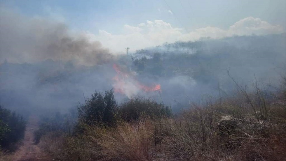 Μεγάλη πυρκαγιά στη Μεγαλόπολη