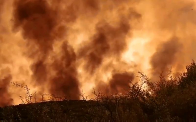 Πύρινα μέτωπα στη Μάνη : Εκκένωση πέντε οικισμών στην περιοχή Λαγκαδά – Φλόγες και στο Γεράκι