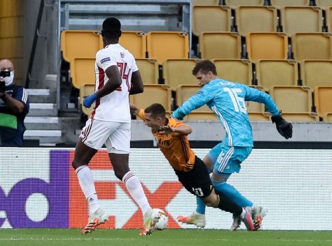 Το λάθος του Αλέν και το γκολ της Γουλβς (vid)