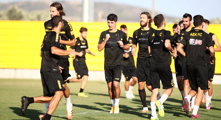 Χωρίς προβλήματα η προπόνηση της ΑΕΚ