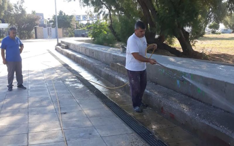 Βελτιωτικές εργασίες στο παραλιακό μέτωπο του ΣΕΦ (pics)