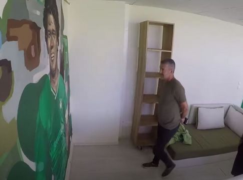 Παναθηναϊκός : Η έκπληξη των Κουρμπέλη, Διούδη, Μπουζούκη στον Σαραβάκο (vid)