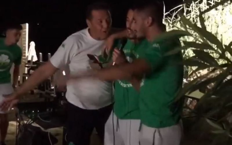 Χαλάρωσαν με μπάρμπεκιου και καραόκε οι παίκτες του Παναθηναϊκού (Vids)