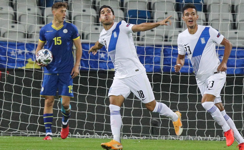 Το γκολ του Λημνιού για το 1-0 της Εθνικής (vid)