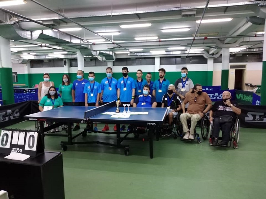 Πετυχημένο από κάθε άποψη το Πανελλήνιο πρωτάθλημα επιτραπέζιας αντισφαίρισης ατόμων με αναπηρίες