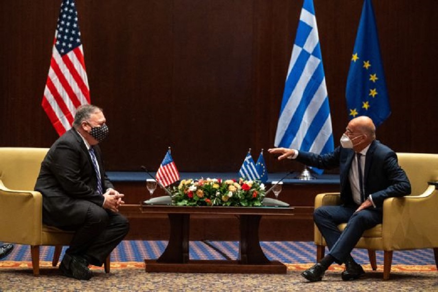 «Ζωτικός συνεργάτης των ΗΠΑ η Ελλάδα» – Τα πρώτα μηνύματα Πομπέο από τη Θεσσαλονίκη