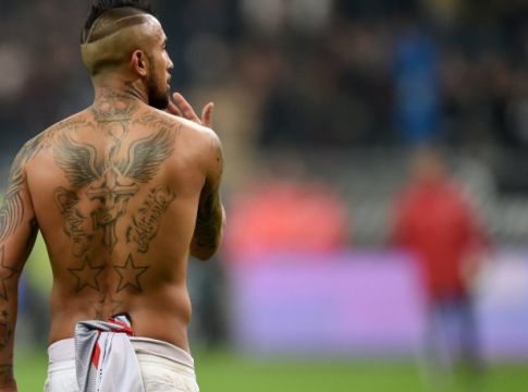 Αντιδράσεις των οπαδών της Ιντερ για τα τατουάζ του Βιδάλ (pic)