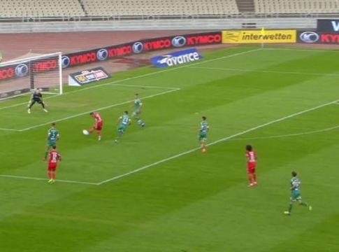 Παναθηναϊκός – Βόλος : Μεγάλη απόκρουση από τον Διούδη σε σουτ του Φεράρι (vid)