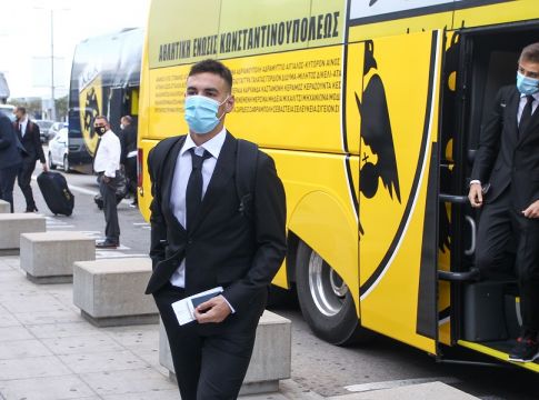 Αναχώρησε για Πορτογαλία η ΑΕΚ (pics)