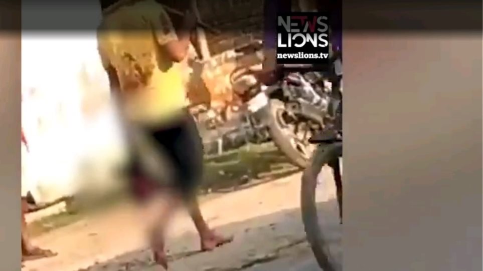 Ινδία – Σοκαριστικό βίντεο : Αποκεφάλισε τη γυναίκα του και πήγε ο ίδιος το κεφάλι στην αστυνομία