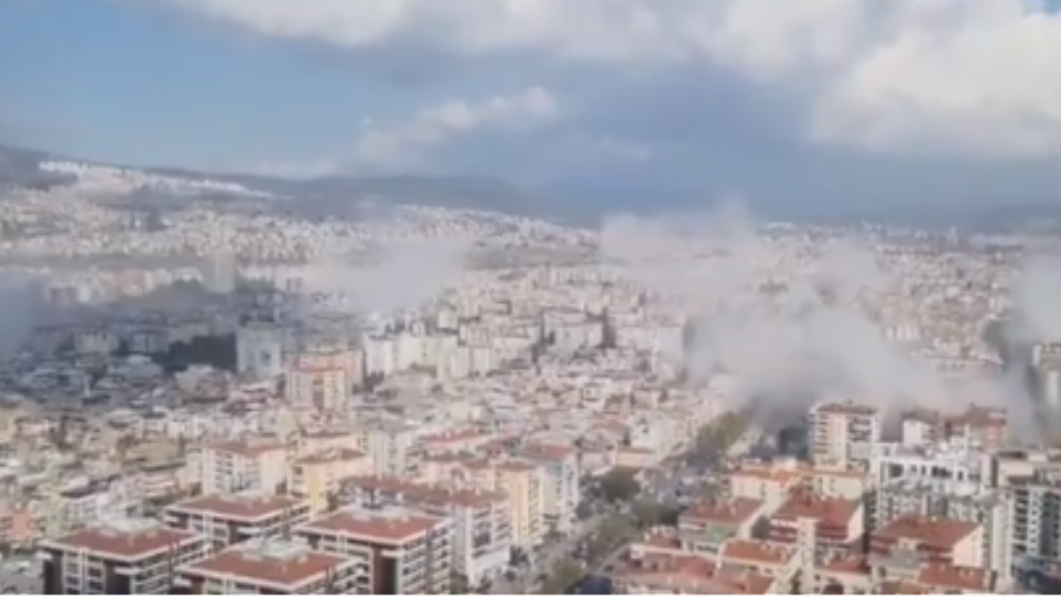 Βίντεο του σεισμού από την Τουρκία : Καταστροφές στη Σμύρνη