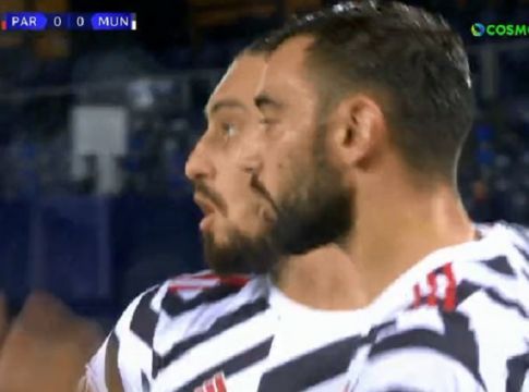 Παρί Σεν Ζερμέν – Μάντσεστερ Γιουνάιτεντ : Ο Μπρούνο ανοίγει το σκορ με πέναλτι (vid)