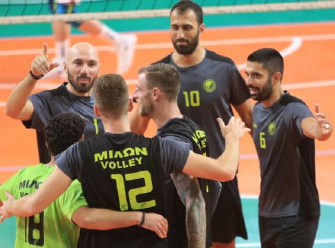 Volley League : Δεύτερο κρούσμα στον Μίλωνα, κανονικά το παιχνίδι με ΠΑΟΚ