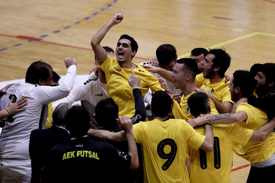 Futsal : Μεγάλη πρόκριση στους «32» του Champions League για την ΑΕΚ (vid)