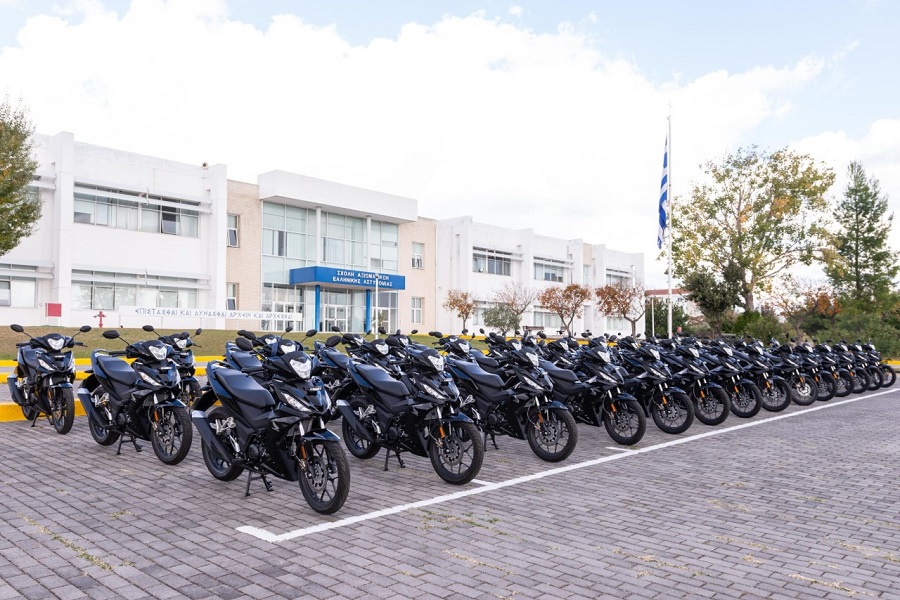 100 Honda GTR150 για την Ελληνική Αστυνομία