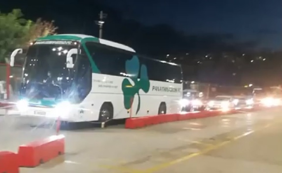 Η άφιξη του Παναθηναϊκού στο Καραϊσκάκη (vid)