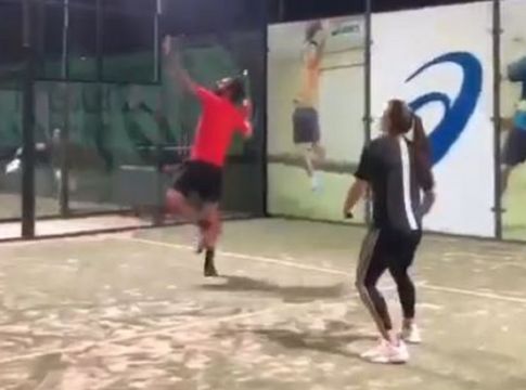 Δίδυμο-«φωτιά» Σάκκαρη – Αγγελίνου στο padel! (vids)