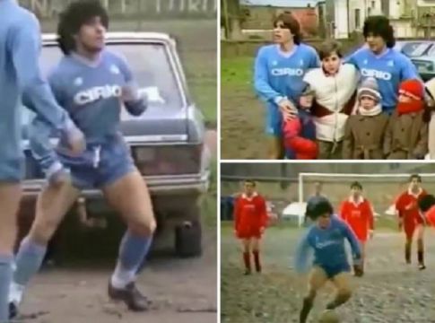 Όταν ο Μαραντόνα έπαιζε σε γήπεδο-βούρκο για ένα άρρωστο παιδί (vid)