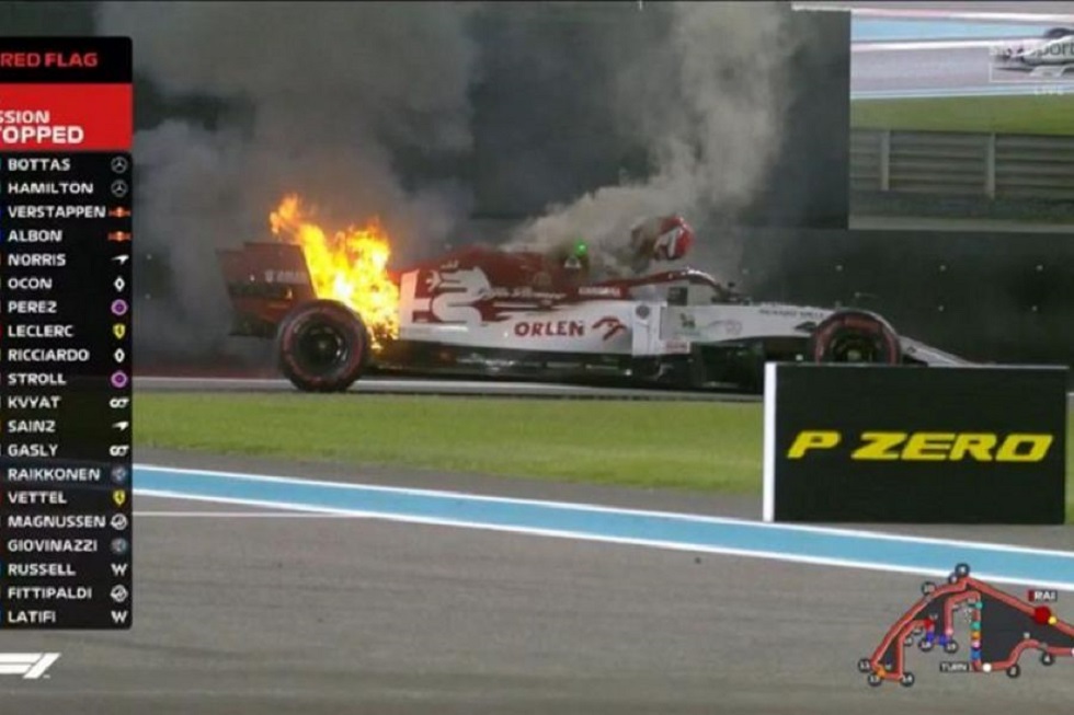 Ραϊκόνεν : Πήρε φωτιά η Alfa Romeo Racing στα FP2 (vids)