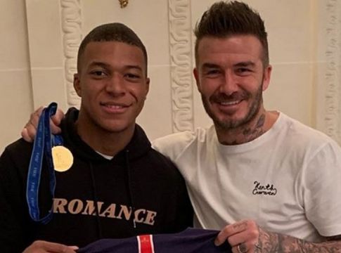 Μπέκαμ για Εμπαπέ : «Είναι όνειρο να αγωνίζεσαι μαζί με έναν τέτοιον επιθετικό» (pic)