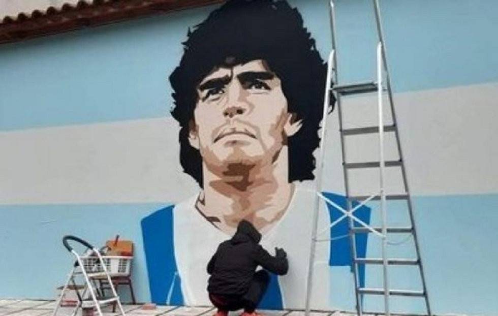 Δήμαρχος Καλαμαριάς : «Δεν θα σβηστεί το γκράφιτι του Μαραντόνα»