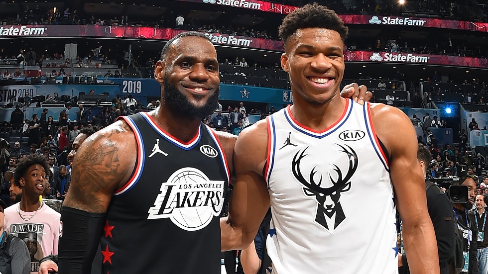 All Star Game : Τέταρτος σε ψήφους ο Αντετοκούνμπο, στην κορυφή ο ΛεΜπρόν (pic)