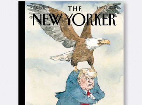 Το περιοδικό New Yorker αποχαιρετά τον Τραμπ με ένα καυστικό εξώφυλλο