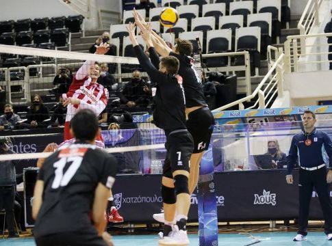 LIVE : ΠΑΟΚ – Ολυμπιακός 0-3 σετ