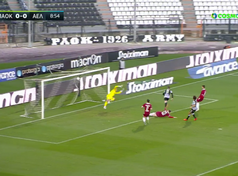 ΠΑΟΚ – Λάρισα : Κρμέντσικ σε Τζόλη και 1-0 (vid)