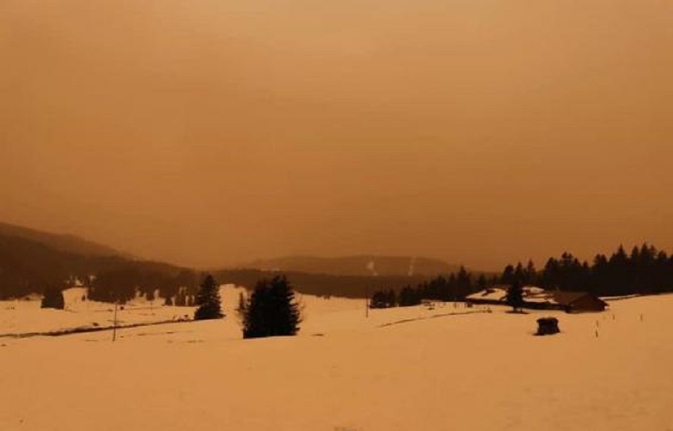 Σύννεφο σκόνης από τη Σαχάρα καλύπτει την Ευρώπη – Αποπνικτική η ατμόσφαιρα