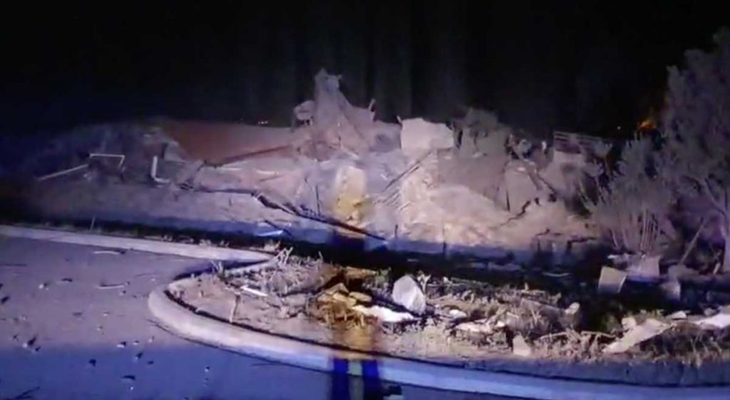 Καστοριά : Απίστευτες εικόνες μετά την έκρηξη του ξενοδοχείου