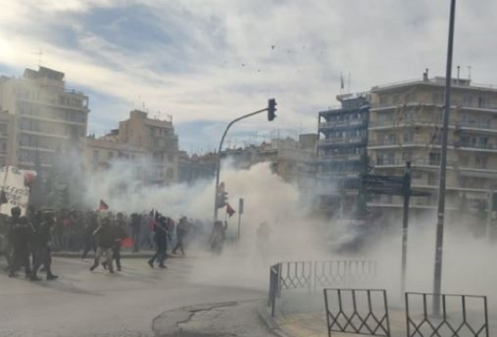 Θεσσαλονίκη : Επεισόδια μετά το πανεκπαιδευτικό συλλαλητήριο
