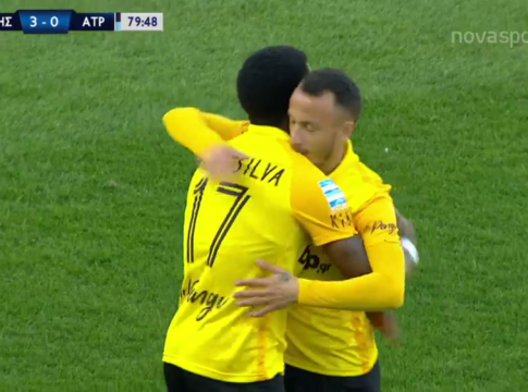 Άρης – Ατρόμητος : Συνεργασία Μάνου με Σίλβα και 3-0 από τον Πορτογάλο (Vids)