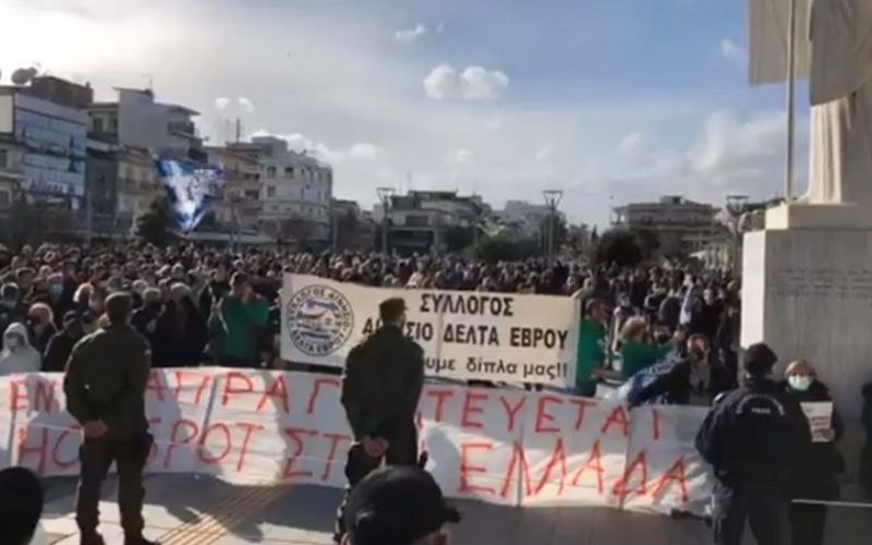 «Θερμή» υποδοχή Μηταράκη στην Ορεστιάδα