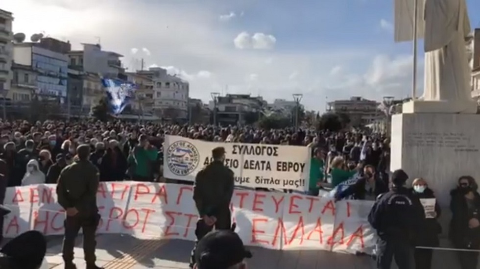 «Θερμή» υποδοχή Μηταράκη στην Ορεστιάδα