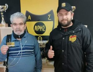 Ο μαχητης της ζωής Στέλιος Μητσίογλου στον Α.Σ Άρης (pic)