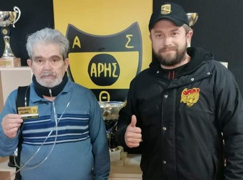Ο μαχητης της ζωής Στέλιος Μητσίογλου στον Α.Σ Άρης (pic)