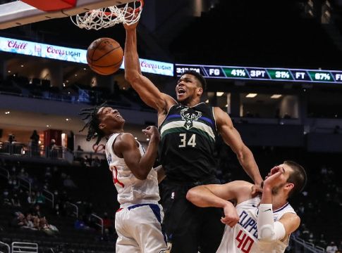 Μιλγουόκι Μπακς – Λος Άντζελες Κλίπερς 105-100: Τους… καθάρισε ο «Greek Freak»