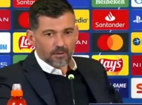 Κονσεϊσάο : Ούτε μία ερώτηση μετά τον αγώνα με την Γιουβέντους (vid)