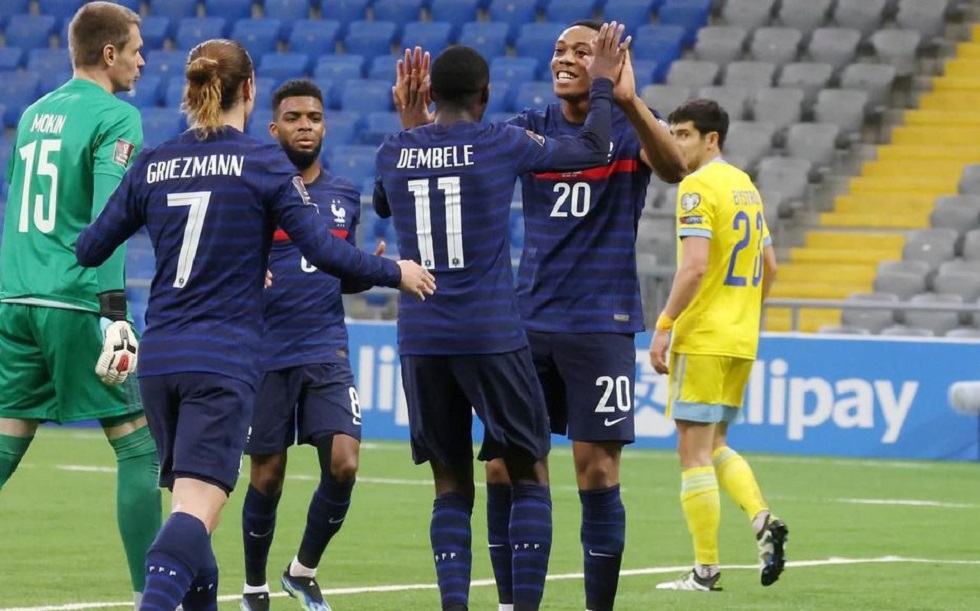 Πέρασε εύκολα από το Καζακστάν η Γαλλία (0-2)