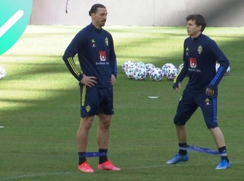 Πρώτη προπόνηση Ιμπραΐμοβιτς με Σουηδία έπειτα από πέντε χρόνια (vid)