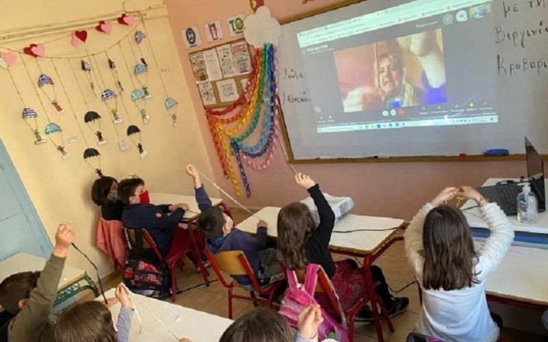 «Ζήσε Αθλητικά» στο Δημοτικό σχολείο Γαράζου, με την Ολυμπιονίκη Βιργινία Κραβαριώτη