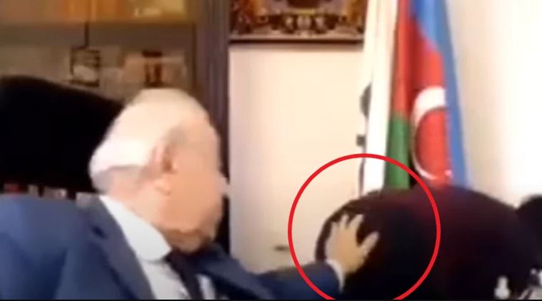 Viral : Πρώην βουλευτής στο Αζερμπαϊτζάν «έβαλε χέρι» on camera σε συνεργάτιδά του (vid)