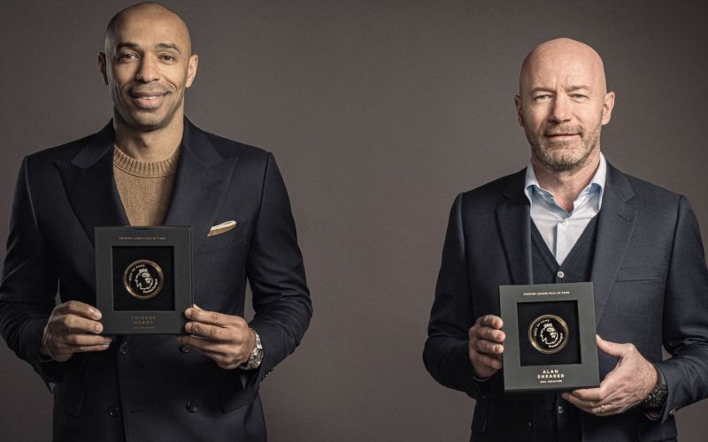 Ανρί και Σίρερ οι πρώτοι Hall of Famers της Premier League (pic)